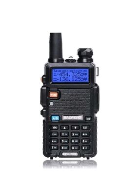 UV-5R Dual Band Handheld Two-Way Radio - Black